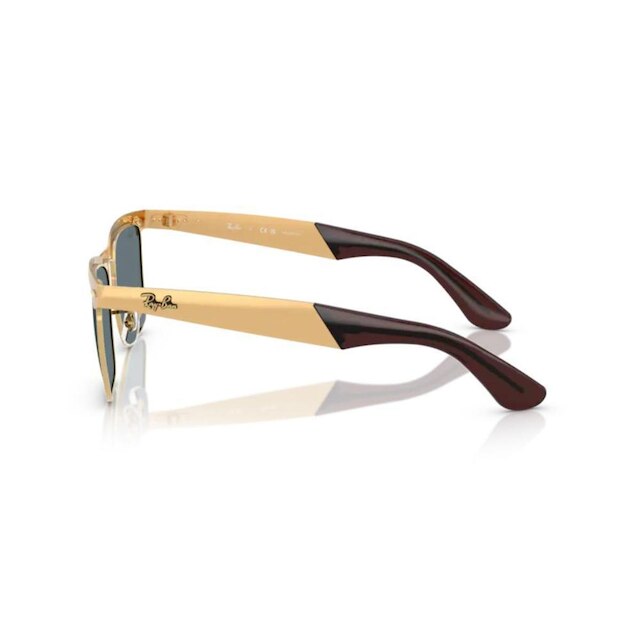 Óculos de Sol Wayfarer Deluxe Ouro Polarizadas Ray-Ban