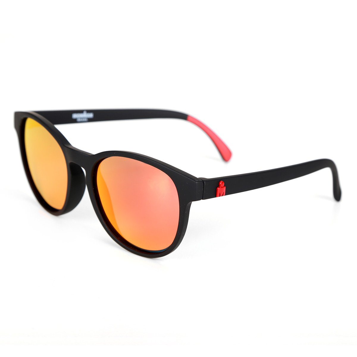 Oculos De Sol Yopp Ironman Preto Vermelho