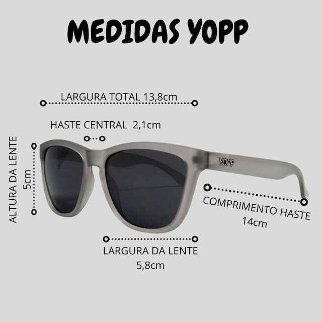 Óculos de Sol Yopp Polarizado Uv400 Tu-Ton Verde