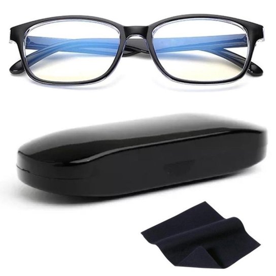 Óculos Descanso Anti Luz Azul Sem Grau Unissex Anti Fadiga Visual Para Computador Celular TV - Preto Menor preço em Óculos Descanso Anti Luz Azul Sem Grau Unissex Anti Fadiga Visual Para Computador Celular TV - Preto