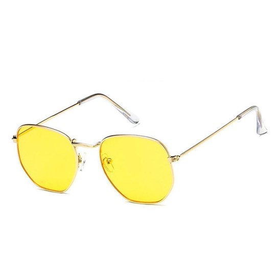 Óculos Elora Oversized Lala Feminino - Amarelo