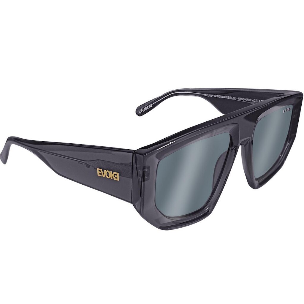 Óculos Evoke EVK 59 G21 Crystal Grey/Lente Shiny Gray