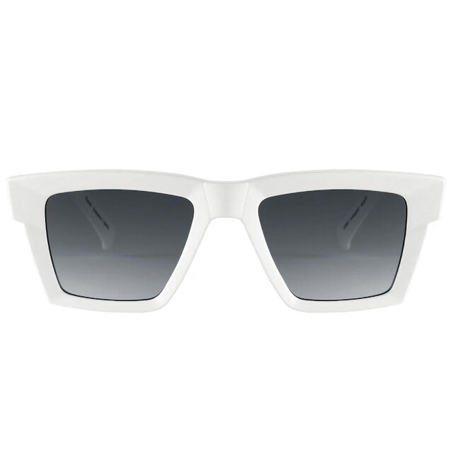 Óculos Evoke Time Square B02 Retrô Shine White/Lente Gray Gradient