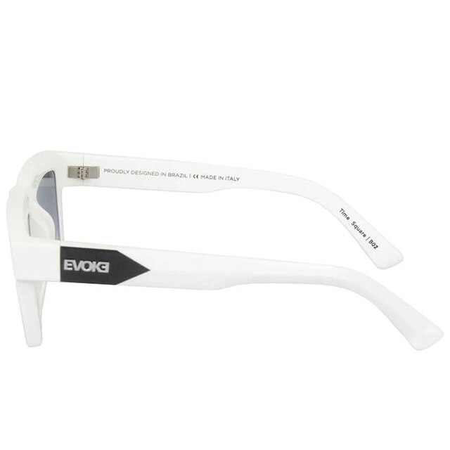 Óculos Evoke Time Square B02 Retrô Shine White/Lente Gray Gradient