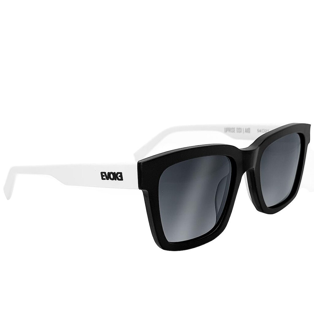 Óculos Evoke Uprise DS1 BRA02P Matte Black e White/Lente Gray Gradient