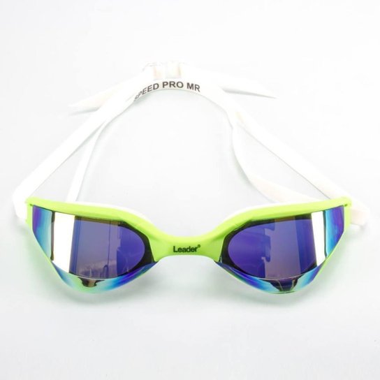 Óculos Natação Espelhado Leader Speed Pro - Verde Menor preço em Óculos Natação Espelhado Leader Speed Pro - Verde