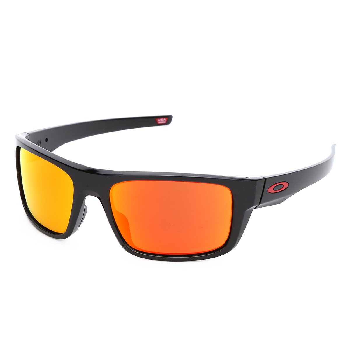 Óculos Oakley Drop Point Prizm Polished - Preto+Laranja | Netshoes