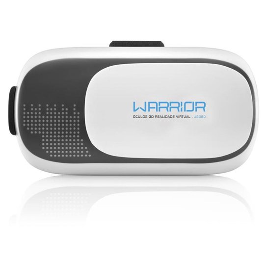 Óculos Realidade Virtual 3D Gamer Warrior - Branco