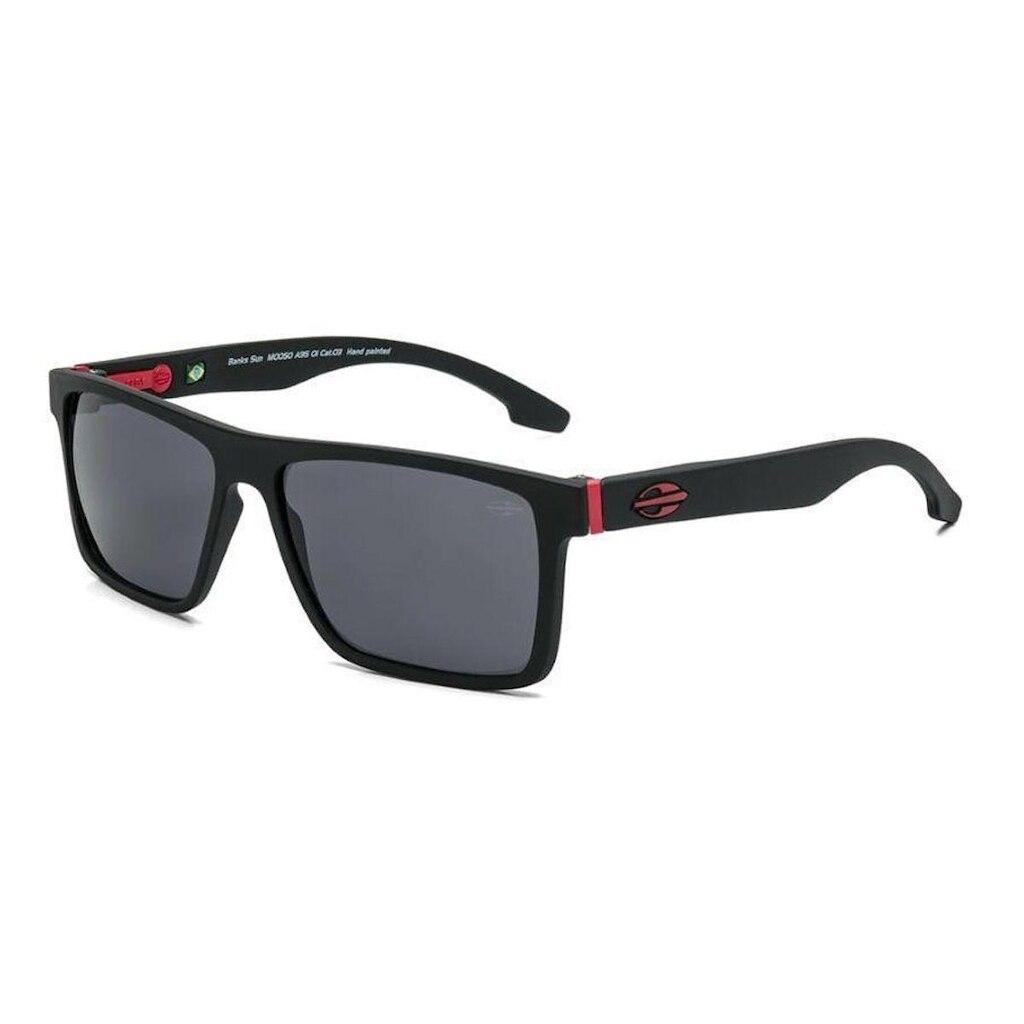 Óculos Solar Mormaii Banks M0050a9501 Preto Lente Cinza