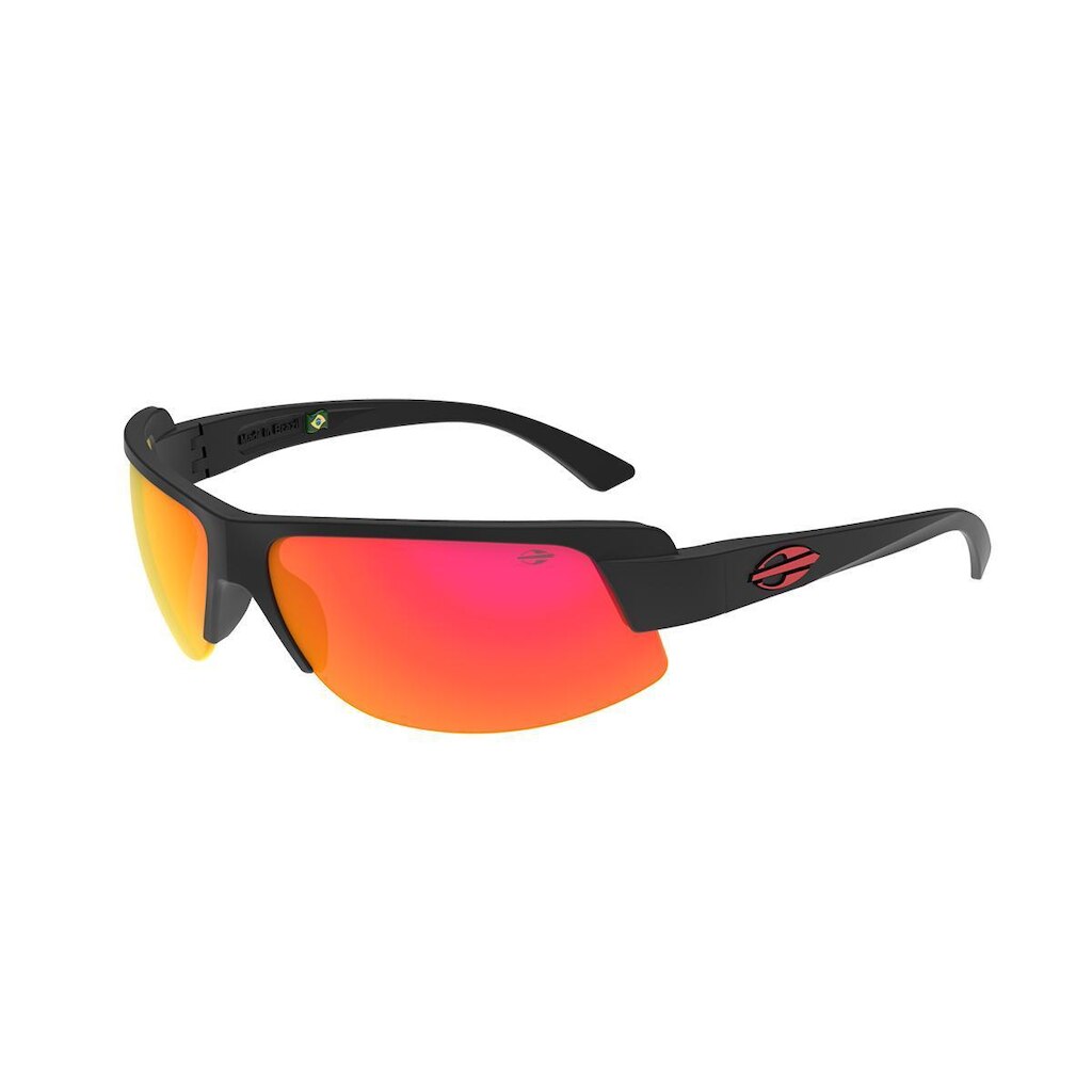 Óculos Solar Mormaii Gamboa Air 4 M0136a8511  Fosco Lente Vermelho Espelhada
