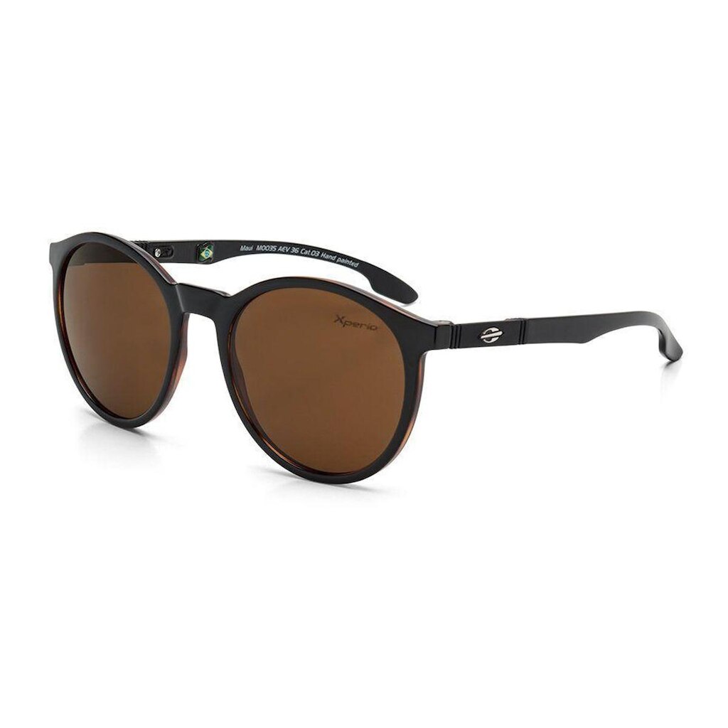 Óculos Solar Mormaii Maui M0035aev36  Marrom Brilho Lente Marrom Polarizada