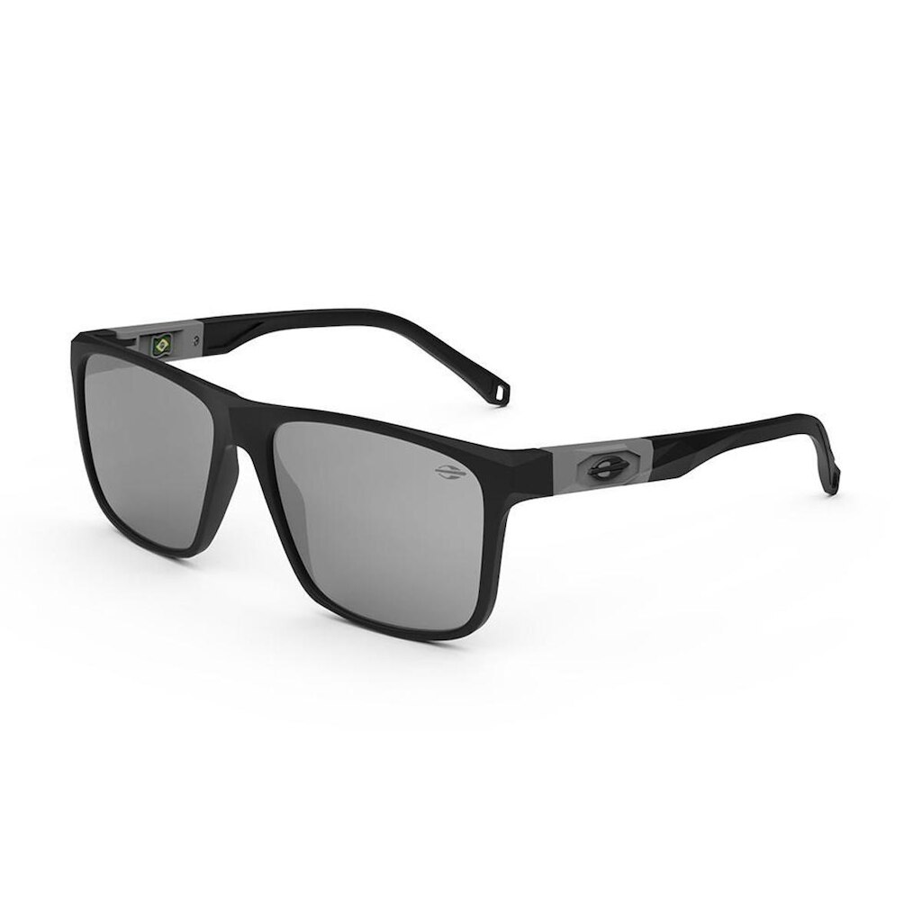 Óculos Solar Mormaii Tokyo M0115afe09  Fosco Lente Cinza Flash Prata