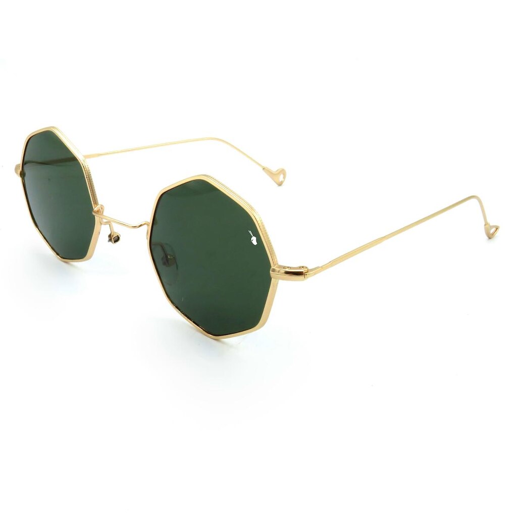 Óculos Solar Prorider Dourado Com lente verde - J7065