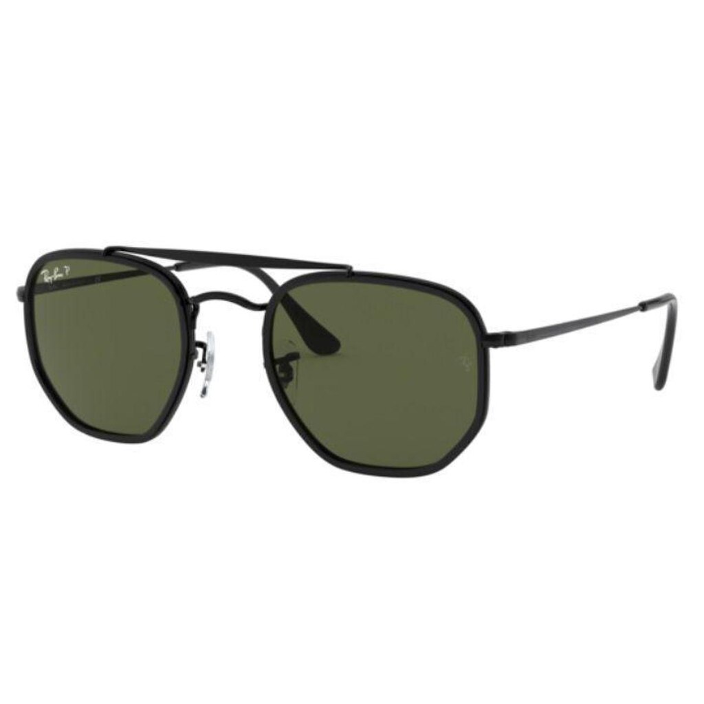 Óculos Solar Ray Ban Marshal Ii Rb3648m 002/58 52  Lente Verde G15 Polarizada