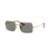 Óculos Solar Ray Ban Retangular Rb1969 9150b1 54  Lente Cinza - Dourado