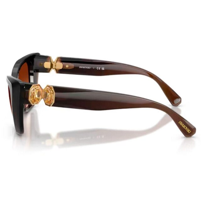 Oculos Solar Swarovski Sk6047 10847454 - Marrom | Netshoes