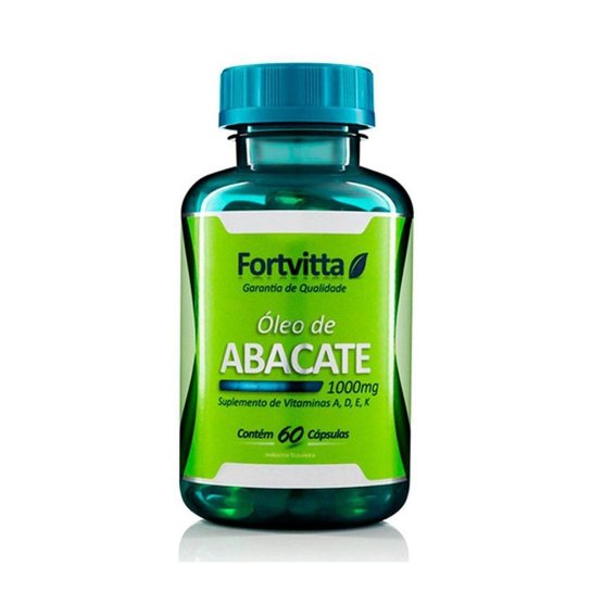 Óleo de Abacate - 60 Cápsulas - Fortvitta -