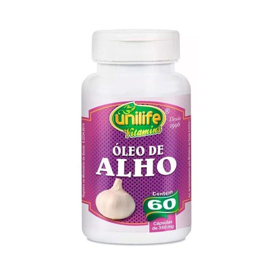 Óleo de Alho - 60 Cápsulas - Unilife -