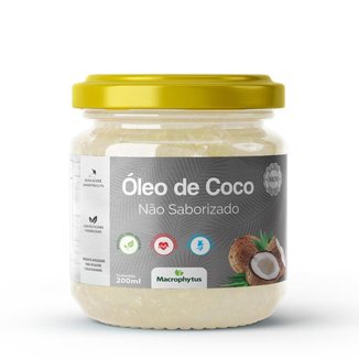 Óleo de Coco Não Saborizado 200ml