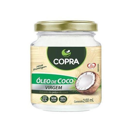Óleo de Coco Virgem 200ml - Copra -