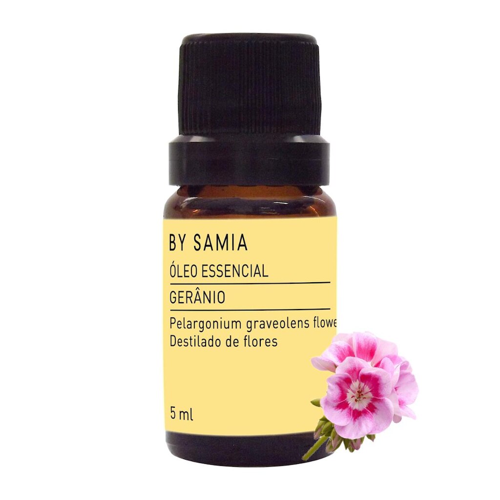Óleo de Gerânio Bourbon 100% Puro 5ml