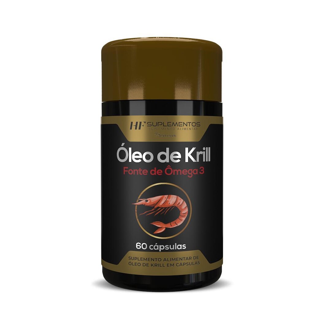 OLEO DE KRILL 60CAPS HF SUPLEMENTOS