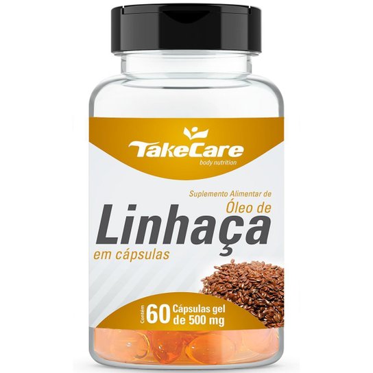 ÓLEO DE LINHAÇA DOURADA 500MG 60 CÁPSULAS - TAKE CARE - Incolor Menor preço em ÓLEO DE LINHAÇA DOURADA 500MG 60 CÁPSULAS - TAKE CARE - Incolor