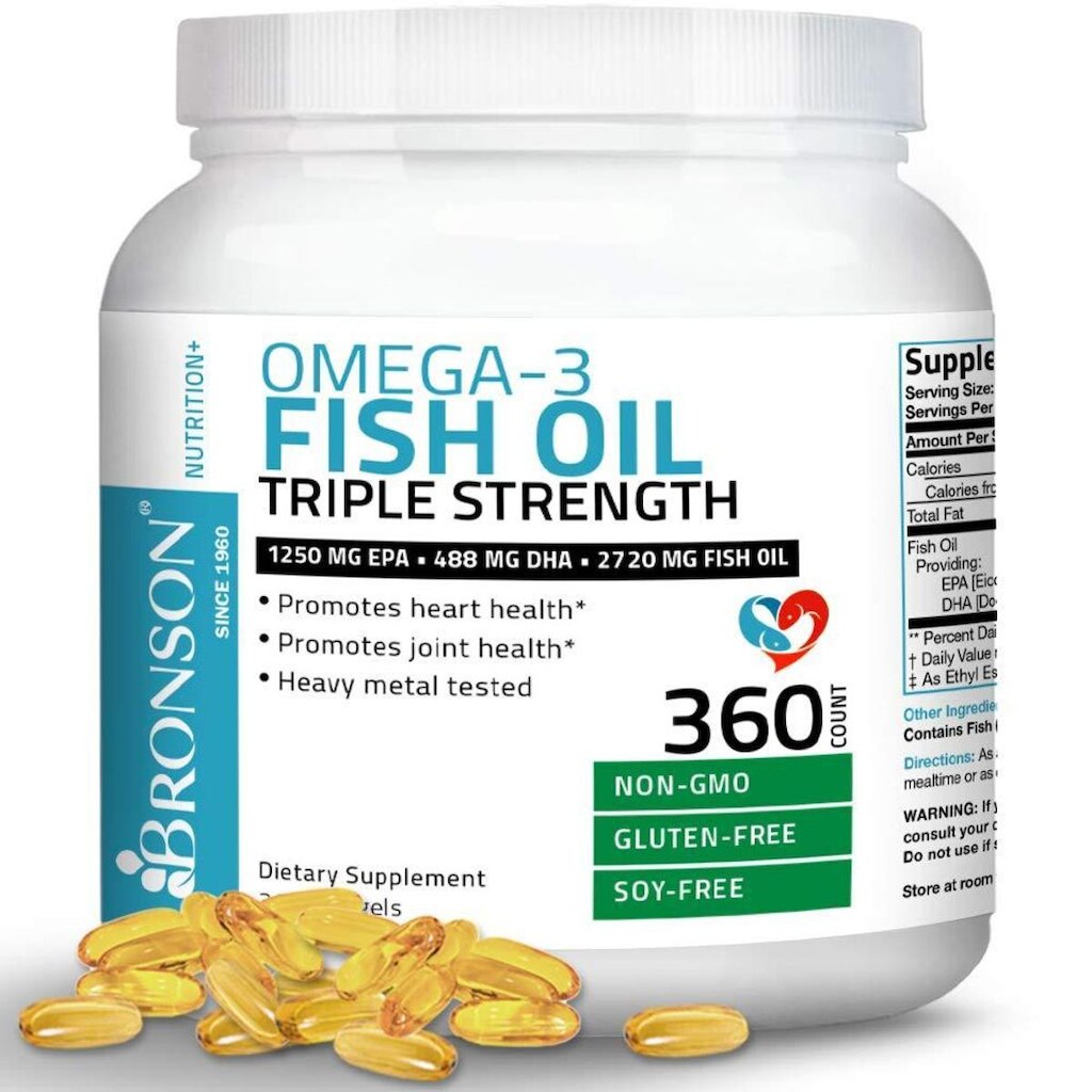 Óleo De Peixe Ômega 3 Triple Strength