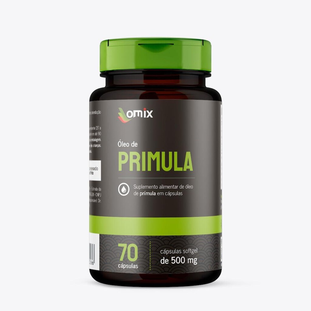 Óleo de Prímula (500 mg) - 70 Cápsulas - Omix
