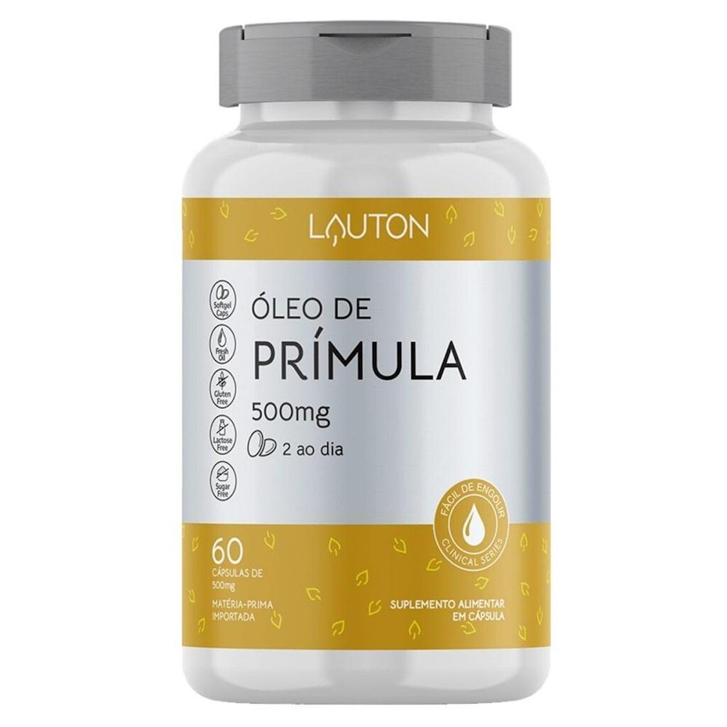 Óleo de Prímula 500mg 60 Caps - Lauton