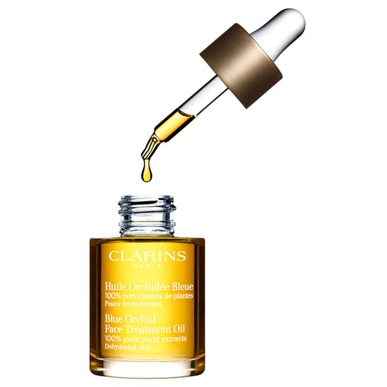 Óleo de Tratamento Facial Clarins Huile Orchidée Bleue 30ml - Incolor