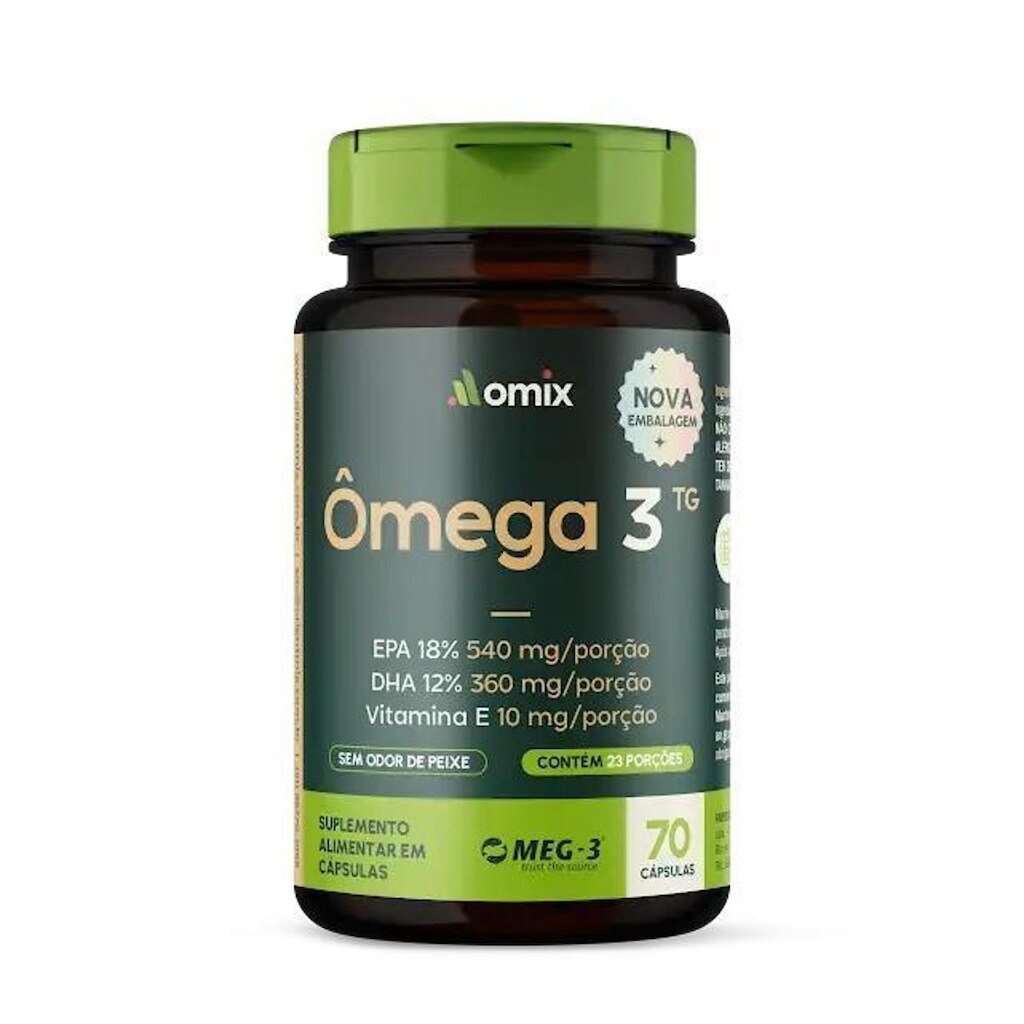 Ômega 3 (1 g) - 70 Cápsulas - Omix