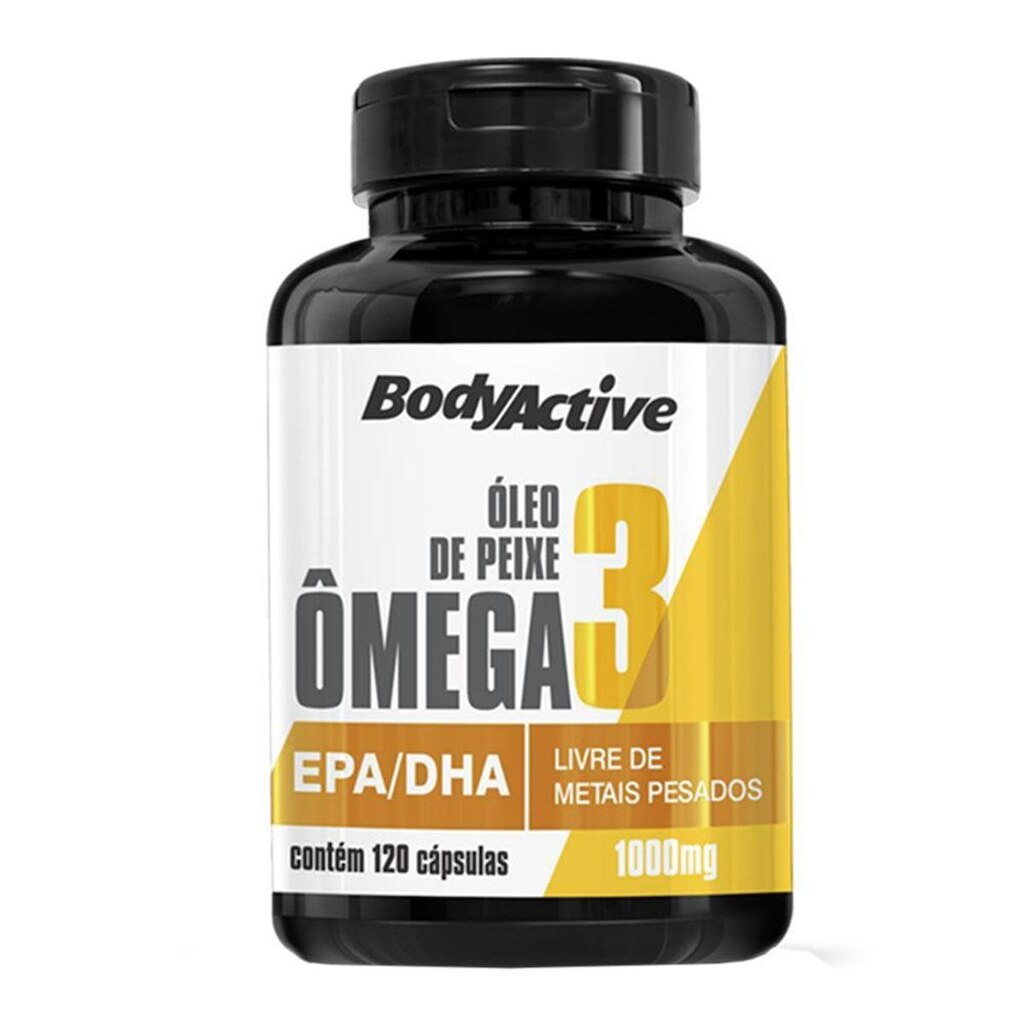 Ômega 3 1000 MG 120 Cápsulas Bodyactive
