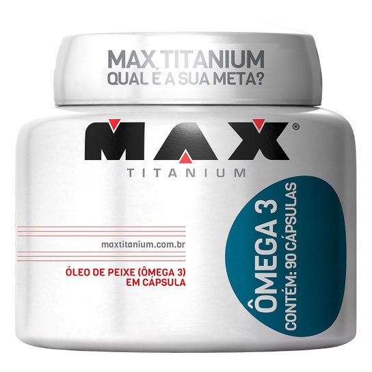 Ômega 3 1000 Mg 90 Cáps - Max Titanium Menor preço em Ômega 3 1000 Mg 90 Cáps - Max Titanium