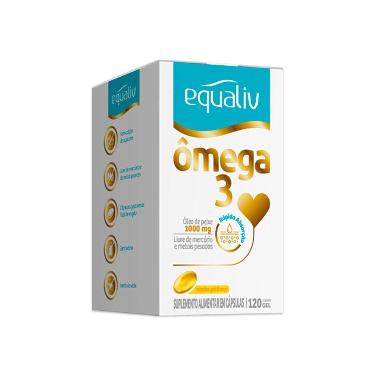 Ômega 3 1000mg 120 cáps Equaliv é ruim? Ômega 3 1000mg 120 cáps Equaliv é boa?