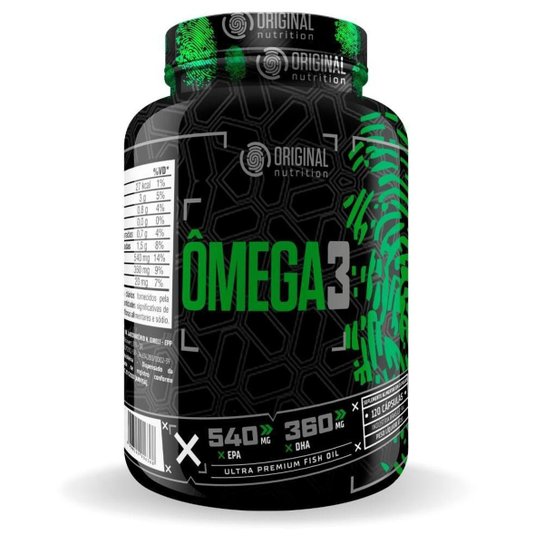 Ômega 3 120 Cáps - Original Nutrition Menor preço em Ômega 3 120 Cáps - Original Nutrition