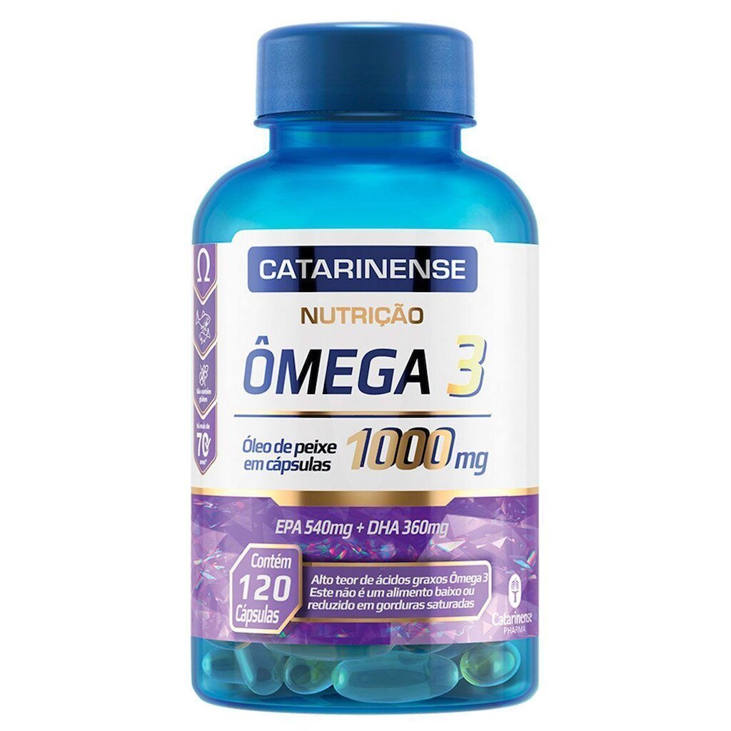 Ômega 3 - 120 Cápsulas - Catarinense Nutrição