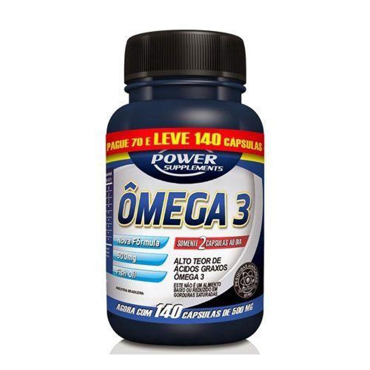 Omega 3 Para Dolores Musculares Omega 3 - 140 Cápsulas - Power Supplements - Sem Sabor | Netshoes