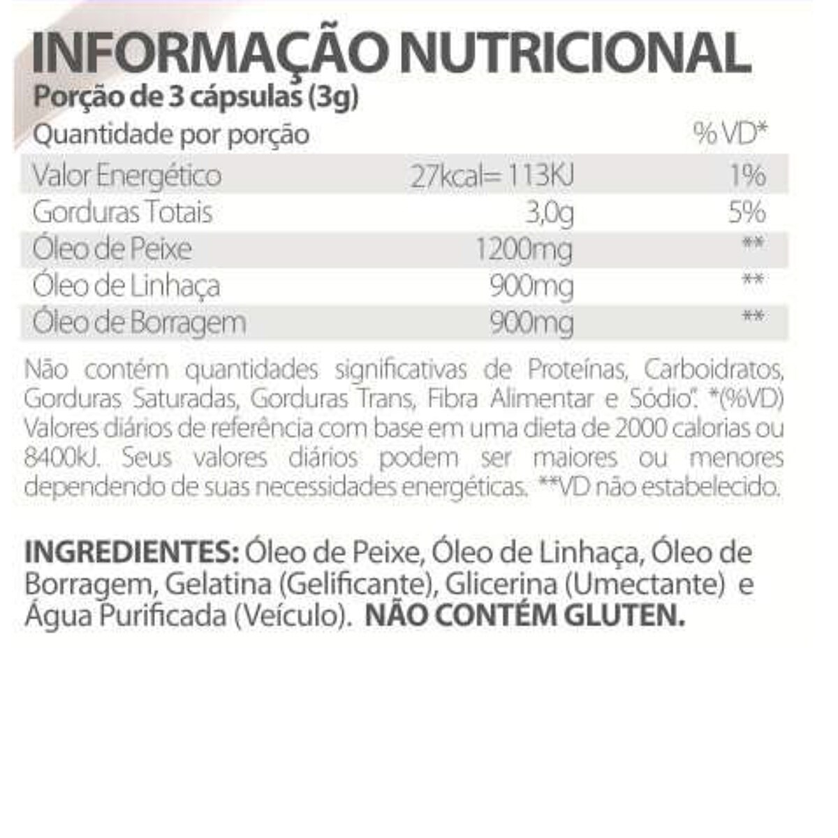 omega 3 6 9 referencia