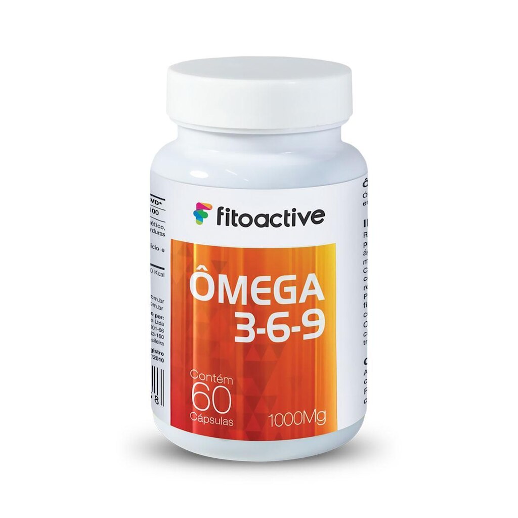 Ômega 3-6-9 1000 mg 60 Cápsulas Fitoactive
