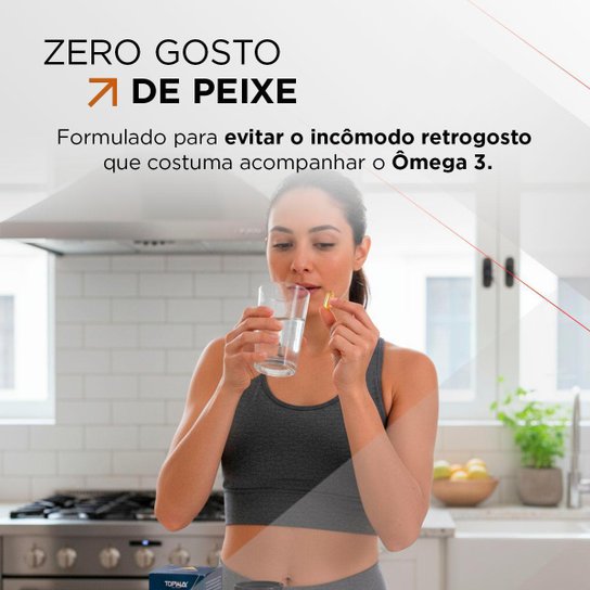 Ômega 3 Concentrado Com Epa E Dha Pote 60 Capsulas Topway