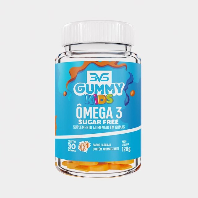 Ômega 3 Kids - Gummy 100% Natural Com Pectina E Tapioca