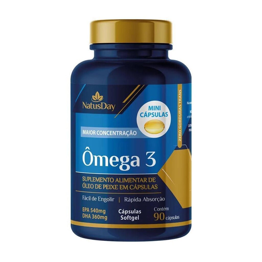 Ômega 3 Mini 90 Cápsulas Natusday
