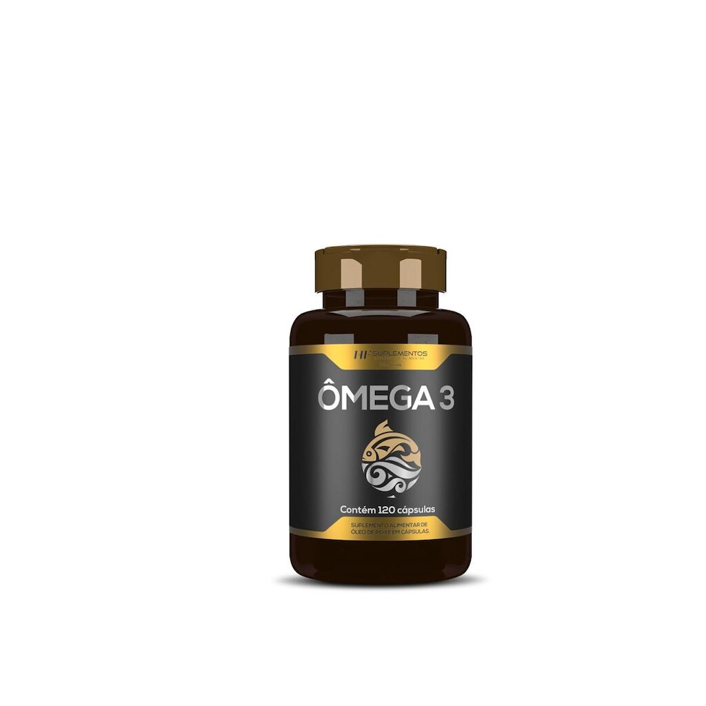 Ômega 3 Óleo De Peixe Premium 120Caps Hf Suplementos
