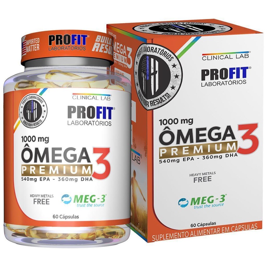 Ômega 3 Premium Meg-3 - 60 Cápsulas - Profit
