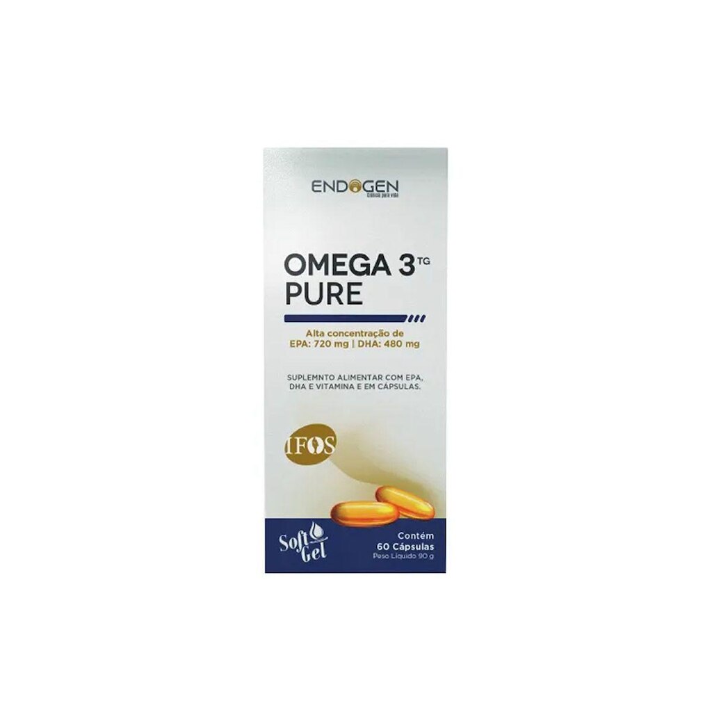 Ômega 3 Pure - 60 Cápsulas Softgel - Endogen