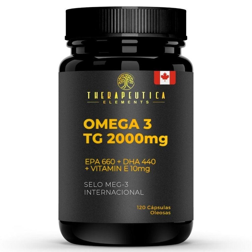 Ômega 3 TG 2000Mg + EPA 660Mg + DHA 440Mg + Vitamina E 10Mg 120 Cápsulas Therapeutica