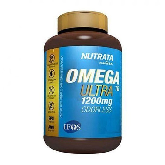 Ômega 3 Ultra 1200mg 200 Cáps Nutrata Menor preço em Ômega 3 Ultra 1200mg 200 Cáps Nutrata