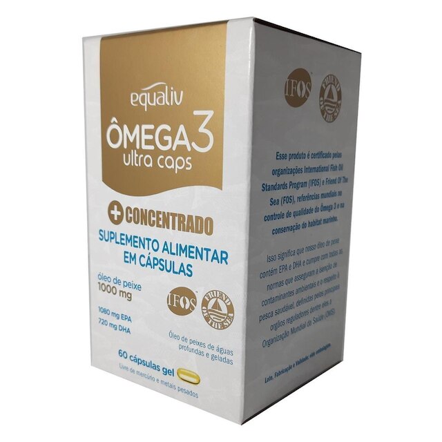 Omega 3 Ultra Caps Oleo de Peixe e Vitamina E Equaliv Menor preço em Omega 3 Ultra Caps Oleo de Peixe e Vitamina E Equaliv
