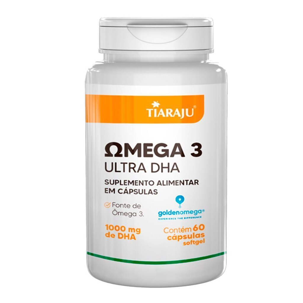 Ômega 3 Ultra Dha 1000mg Cognição Ativa 60 Caps Softgel